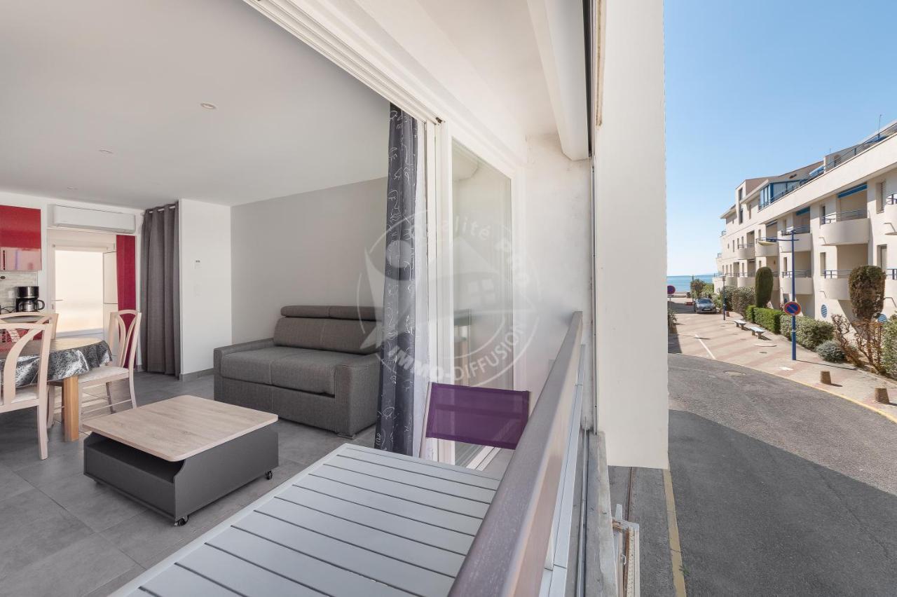 As21512 - Studio Cabine Vue Mer Laterale Avec Parking Prive A 20M De La Plage Le Grau-du-Roi Dış mekan fotoğraf